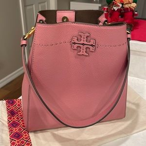 Tory Burch McGraw Hobo Bucket Bag